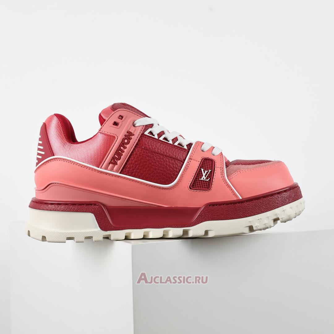 New Louis Vuitton LV Trainer Maxi Sneaker "Red Colour-Blocked" 1ADH5R Shoes