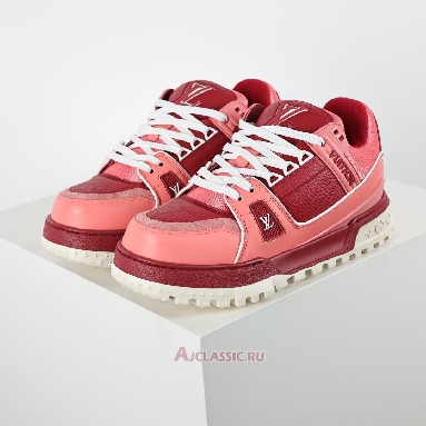 Buy Louis Vuitton LV Trainer Maxi Sneaker Red Colour-Blocked Red 1ADH5R Quality Reps Replicas Shoes