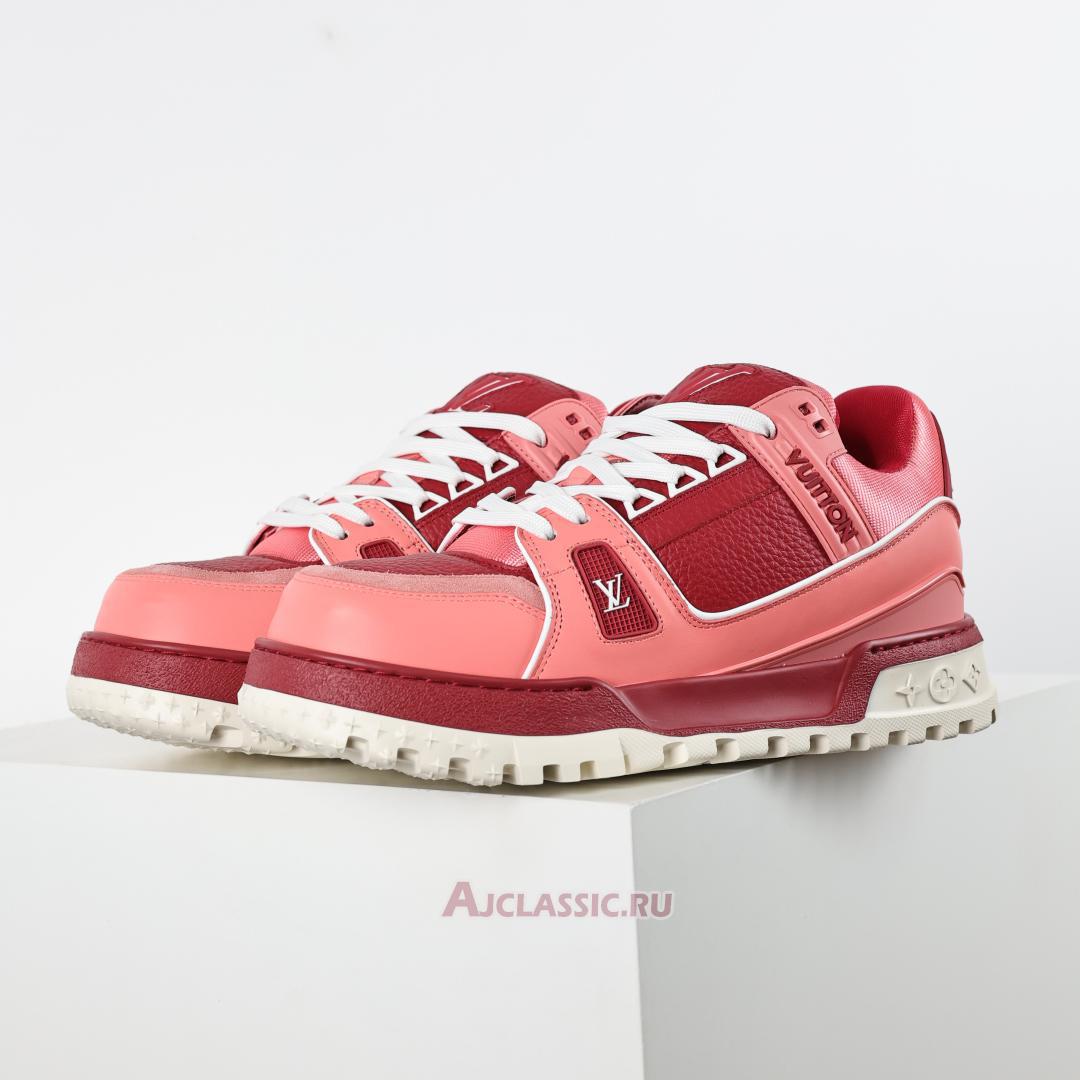 New Louis Vuitton LV Trainer Maxi Sneaker "Red Colour-Blocked" 1ADH5R Shoes