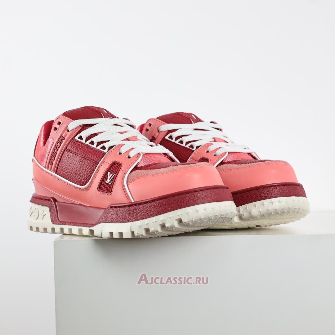 New Louis Vuitton LV Trainer Maxi Sneaker "Red Colour-Blocked" 1ADH5R Shoes