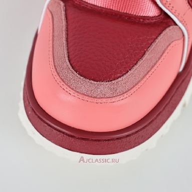 Buy Louis Vuitton LV Trainer Maxi Sneaker Red Colour-Blocked Red 1ADH5R Quality Reps Replicas Shoes