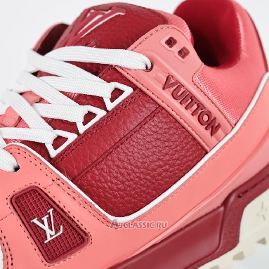 Buy Louis Vuitton LV Trainer Maxi Sneaker Red Colour-Blocked Red 1ADH5R Quality Reps Replicas Shoes