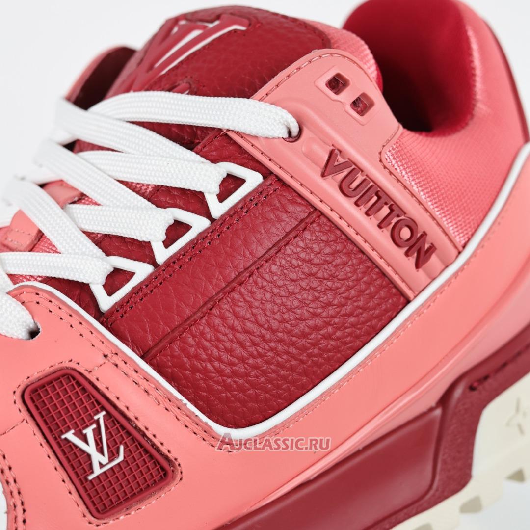 New Louis Vuitton LV Trainer Maxi Sneaker "Red Colour-Blocked" 1ADH5R Shoes