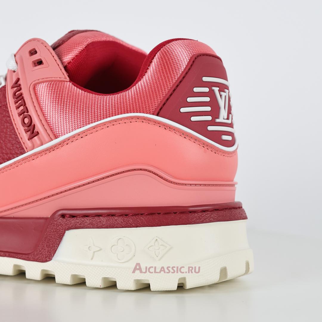 New Louis Vuitton LV Trainer Maxi Sneaker "Red Colour-Blocked" 1ADH5R Shoes