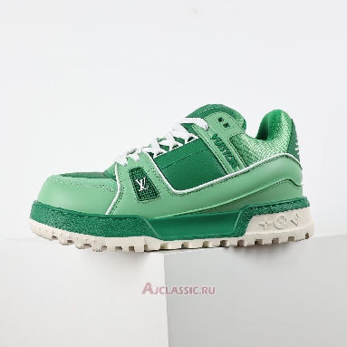 Buy Louis Vuitton LV Trainer Maxi Sneaker Green Colour-Blocked Green 1ADHFU Quality Reps Replicas Shoes
