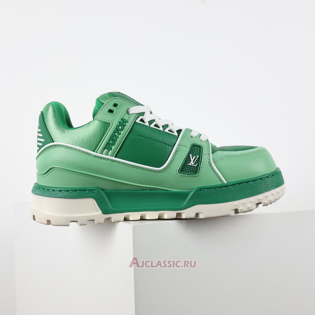 New Louis Vuitton LV Trainer Maxi Sneaker "Green Colour-Blocked" 1ADHFU Shoes