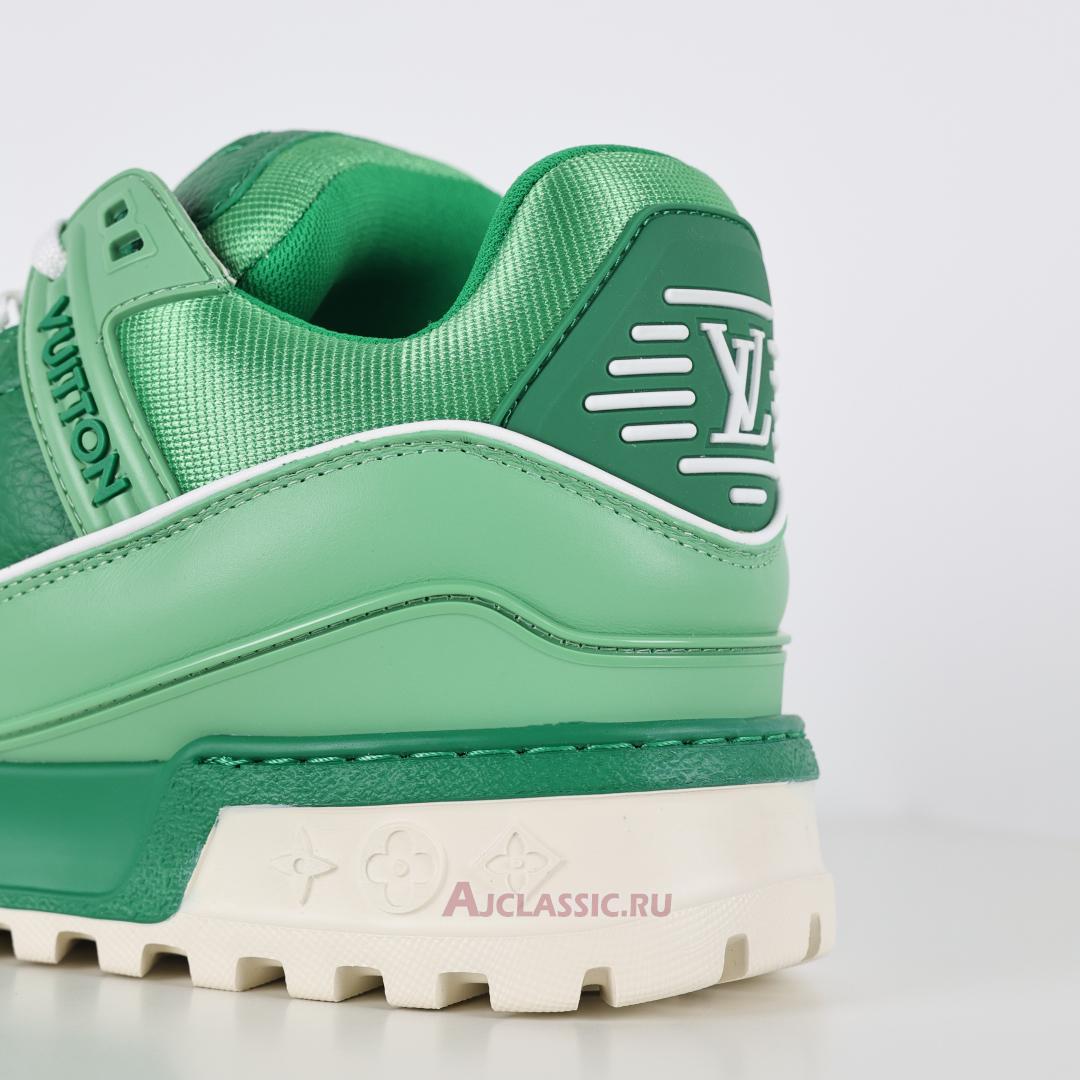New Louis Vuitton LV Trainer Maxi Sneaker "Green Colour-Blocked" 1ADHFU Shoes