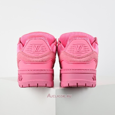 Buy Louis Vuitton LV Trainer Maxi Sneaker Pink Synthetic Nubuck Pink 1AD7BG-2 Quality Reps Replicas Shoes