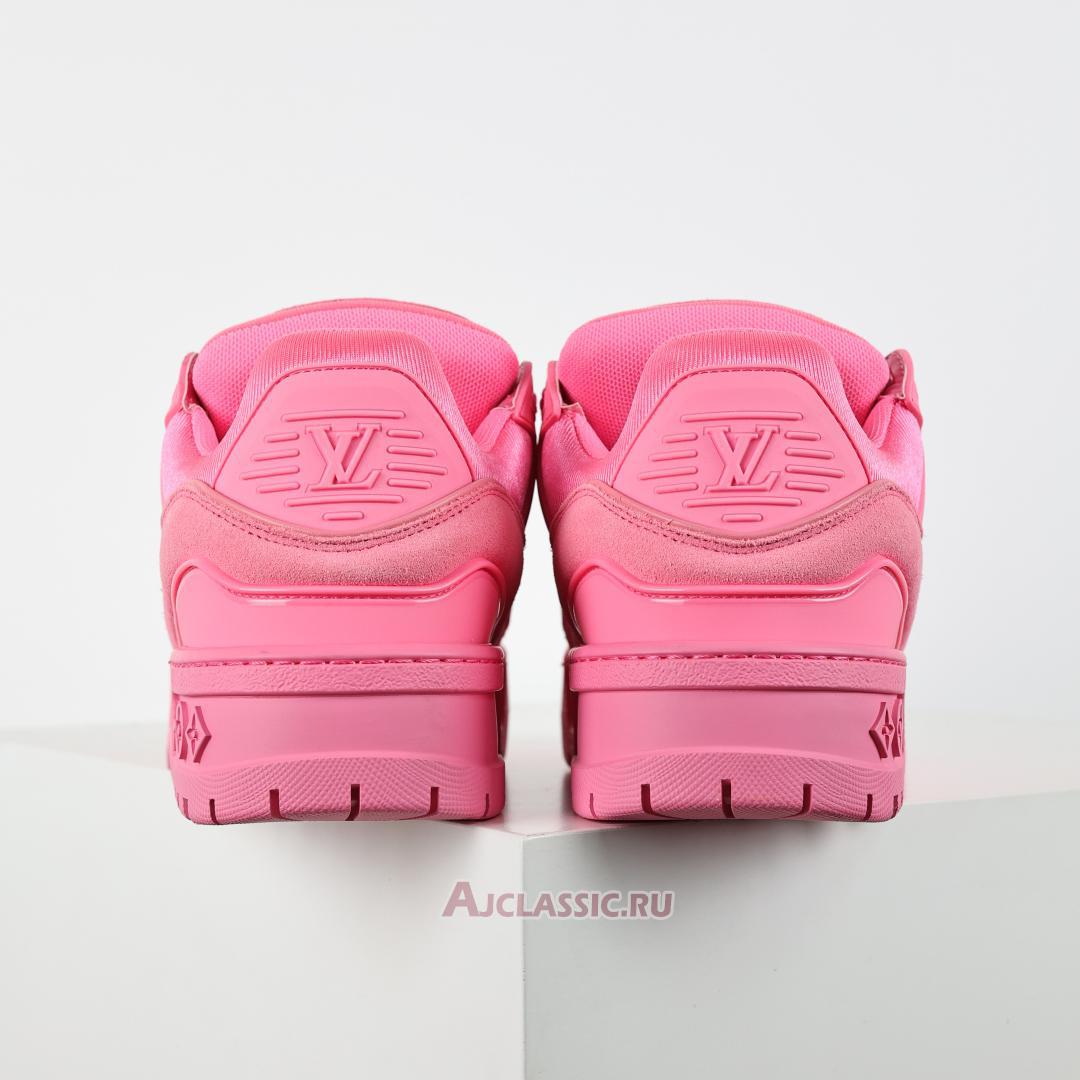 New Louis Vuitton LV Trainer Maxi Sneaker "Pink Synthetic Nubuck" 1AD7BG-2 Shoes
