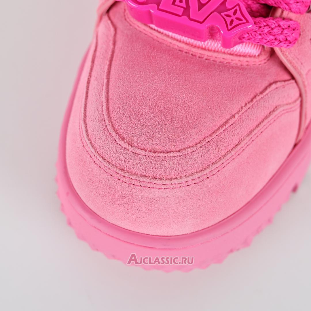 New Louis Vuitton LV Trainer Maxi Sneaker "Pink Synthetic Nubuck" 1AD7BG-2 Shoes