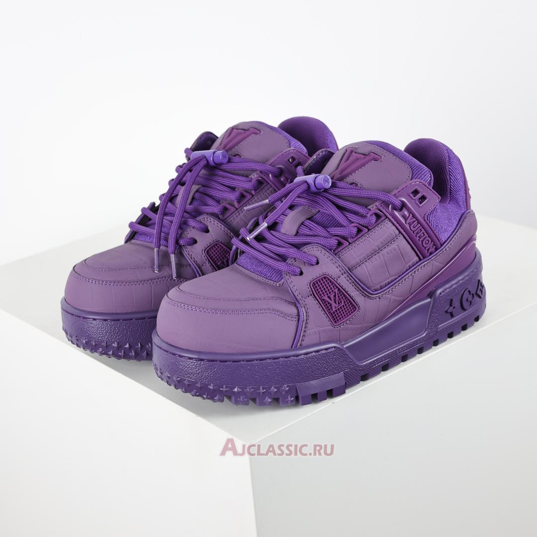New Louis Vuitton LV Trainer Maxi Sneaker "Purple" 1ACNM0-2 Shoes