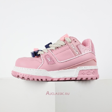 Buy Louis Vuitton LV Trainer Maxi Sneaker Pink White Pink 1AD5OO Quality Reps Replicas Shoes