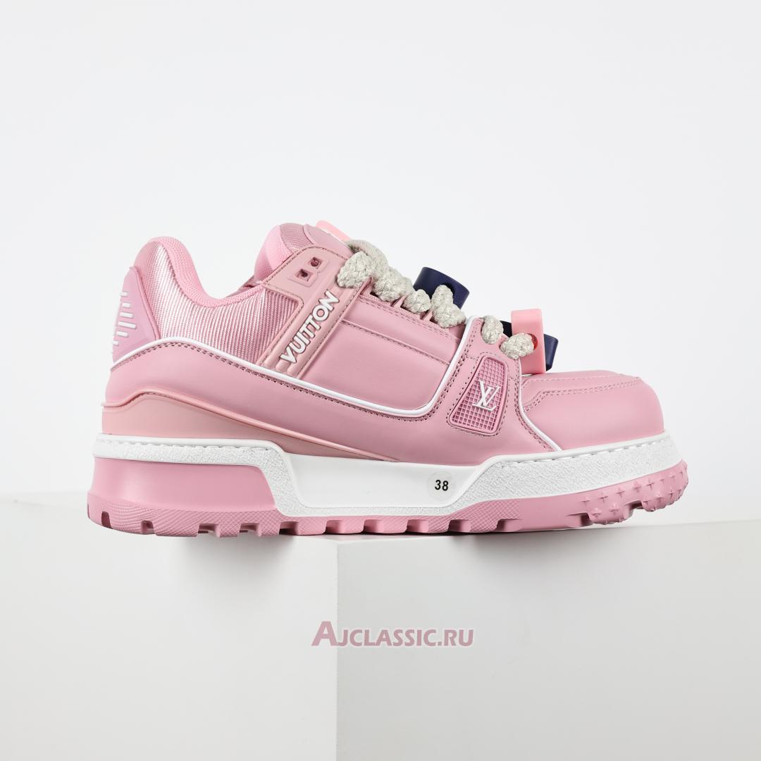 New Louis Vuitton LV Trainer Maxi Sneaker "Pink White" 1AD5OO Shoes