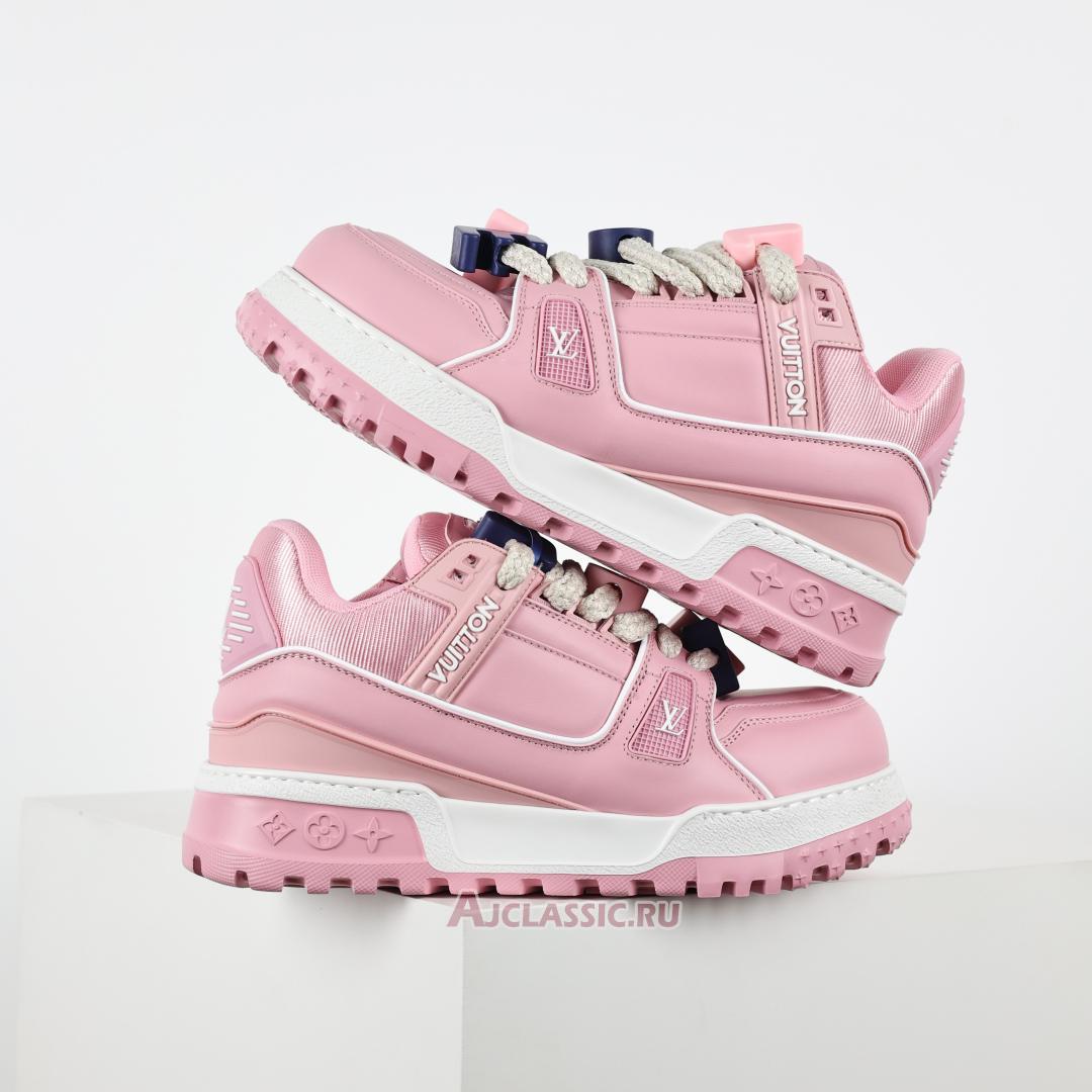 New Louis Vuitton LV Trainer Maxi Sneaker "Pink White" 1AD5OO Shoes