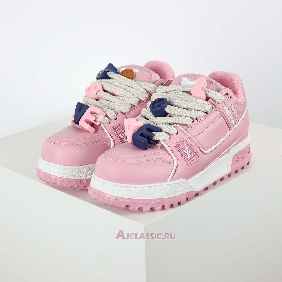 New Louis Vuitton LV Trainer Maxi Sneaker "Pink White" 1AD5OO Shoes