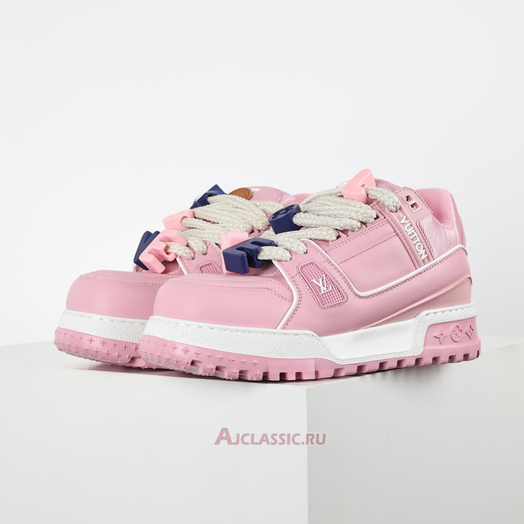 New Louis Vuitton LV Trainer Maxi Sneaker "Pink White" 1AD5OO Shoes