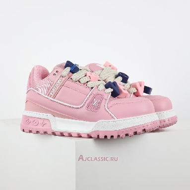 Buy Louis Vuitton LV Trainer Maxi Sneaker Pink White Pink 1AD5OO Quality Reps Replicas Shoes