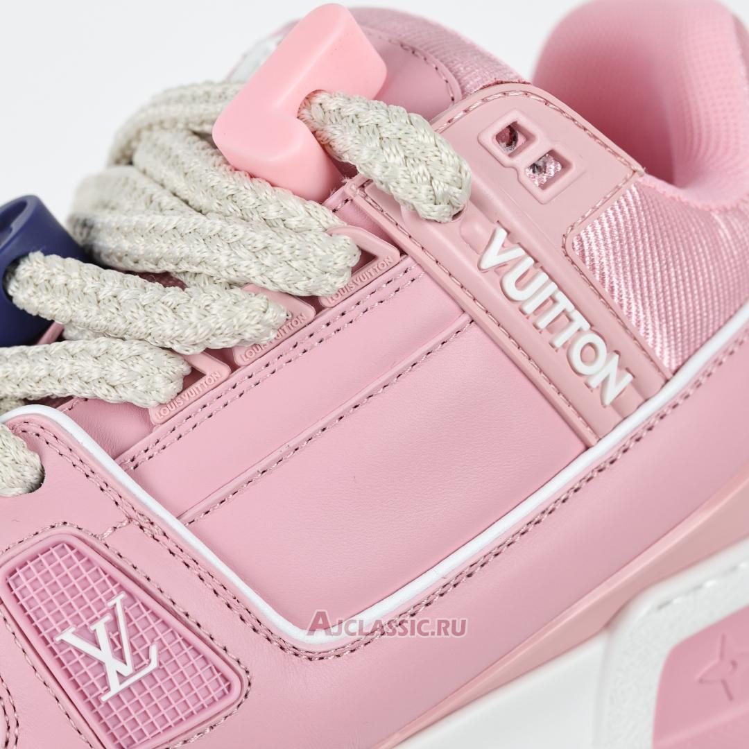 New Louis Vuitton LV Trainer Maxi Sneaker "Pink White" 1AD5OO Shoes