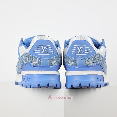 Buy Louis Vuitton LV Trainer Maxi Sneaker Blue Monogram Denim Blue 1AGZC0 Quality Reps Replicas Shoes