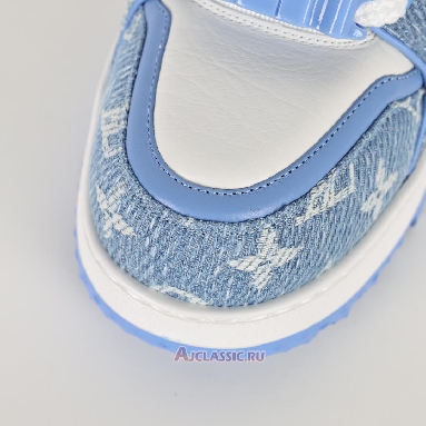 Buy Louis Vuitton LV Trainer Maxi Sneaker Blue Monogram Denim Blue 1AGZC0 Quality Reps Replicas Shoes