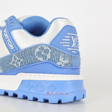 Buy Louis Vuitton LV Trainer Maxi Sneaker Blue Monogram Denim Blue 1AGZC0 Quality Reps Replicas Shoes