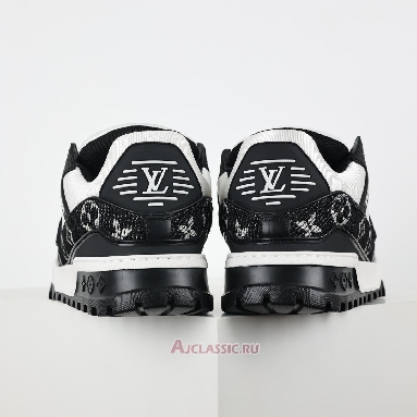 Buy Louis Vuitton LV Trainer Maxi Sneaker Black Monogram Denim Black 1AGZBH Quality Reps Replicas Shoes