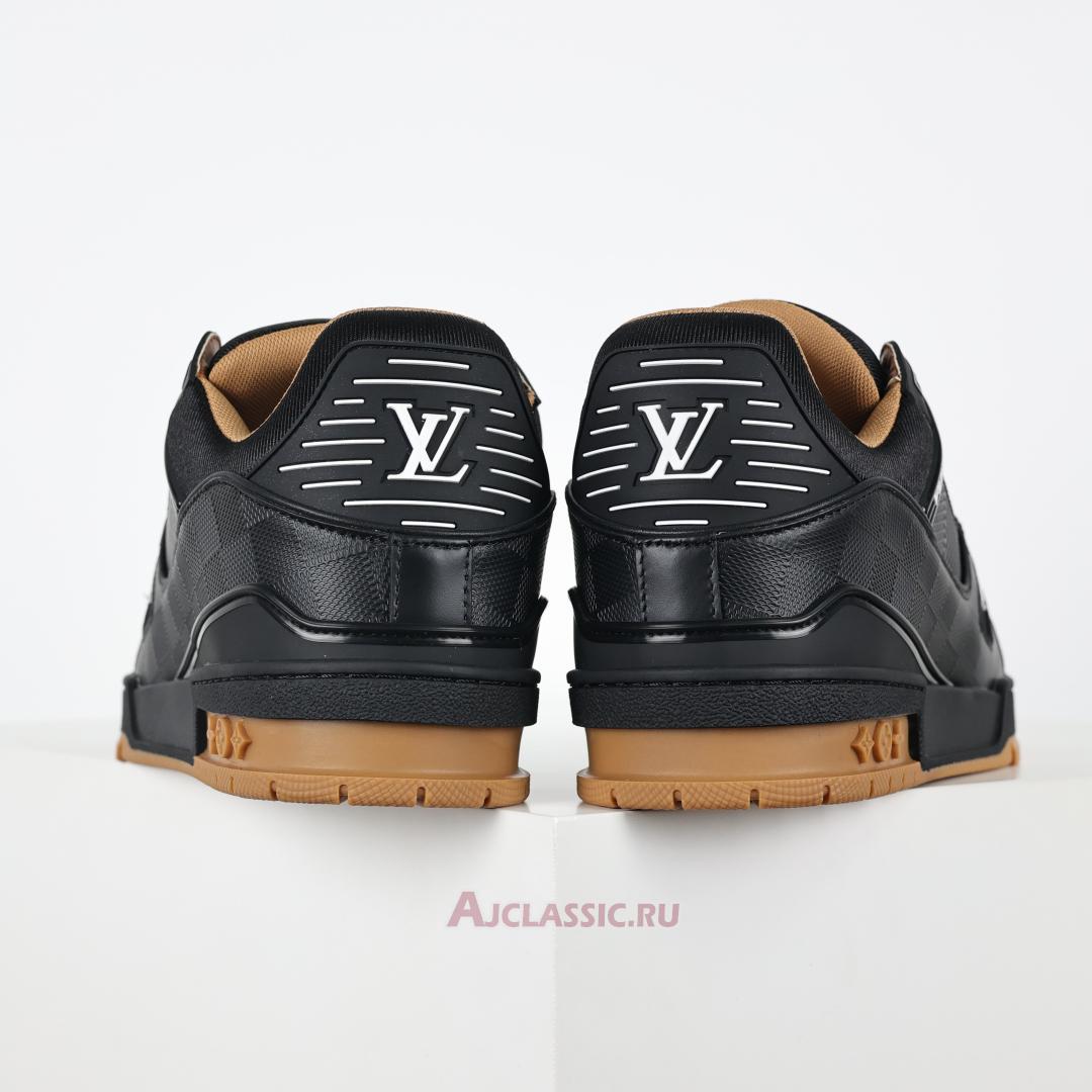 New Louis Vuitton LV Trainer Sneaker "Black Leather" 1AHTSW Shoes