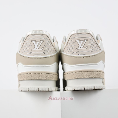Buy Louis Vuitton LV Trainers Sneaker Beige White Beige 1ADHDA Quality Reps Replicas Shoes