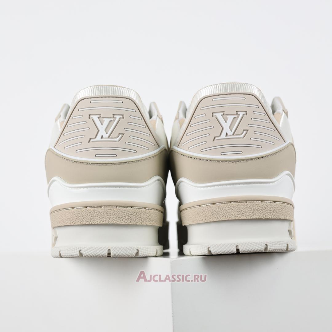 New Louis Vuitton LV Trainers Sneaker "Beige White" 1ADHDA Shoes