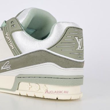 Buy Louis Vuitton LV Trainers Sneaker Green White Green 1ADHC4 Quality Reps Replicas Shoes
