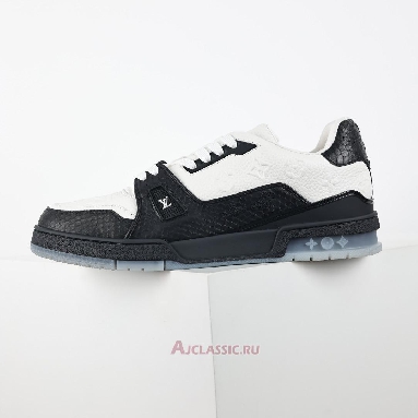 Buy Louis Vuitton LV Trainers Sneaker Black White Black 1A9JGA-2 Quality Reps Replicas Shoes