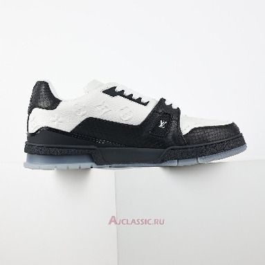 Buy Louis Vuitton LV Trainers Sneaker Black White Black 1A9JGA-2 Quality Reps Replicas Shoes