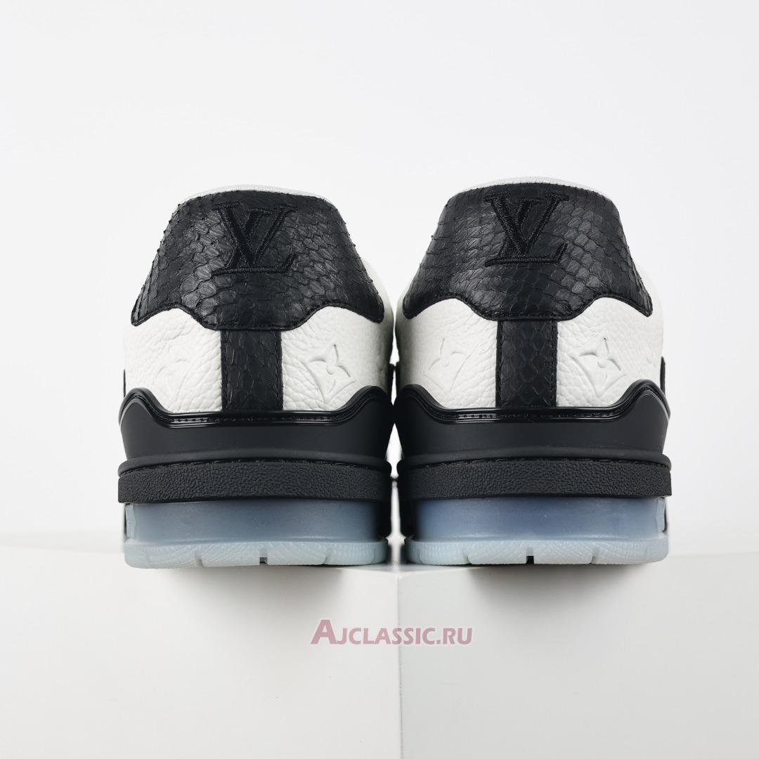 New Louis Vuitton LV Trainers Sneaker "Black White" 1A9JGA-2 Shoes