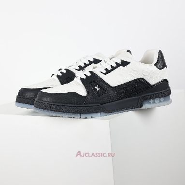 Buy Louis Vuitton LV Trainers Sneaker Black White Black 1A9JGA-2 Quality Reps Replicas Shoes