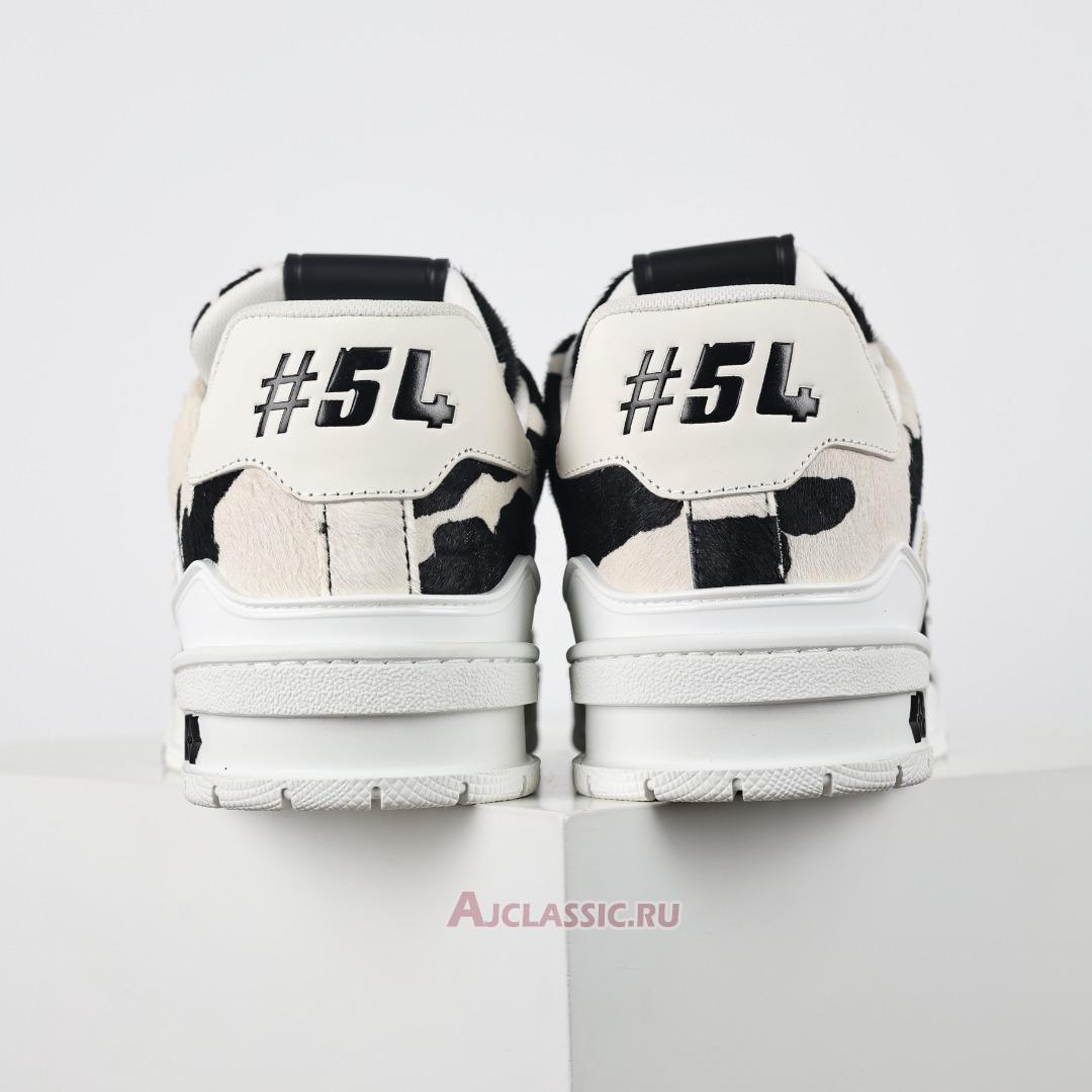 New Louis Vuitton LV Trainers Sneaker "Black White Animal Print" 1ADEJ9-2 Shoes