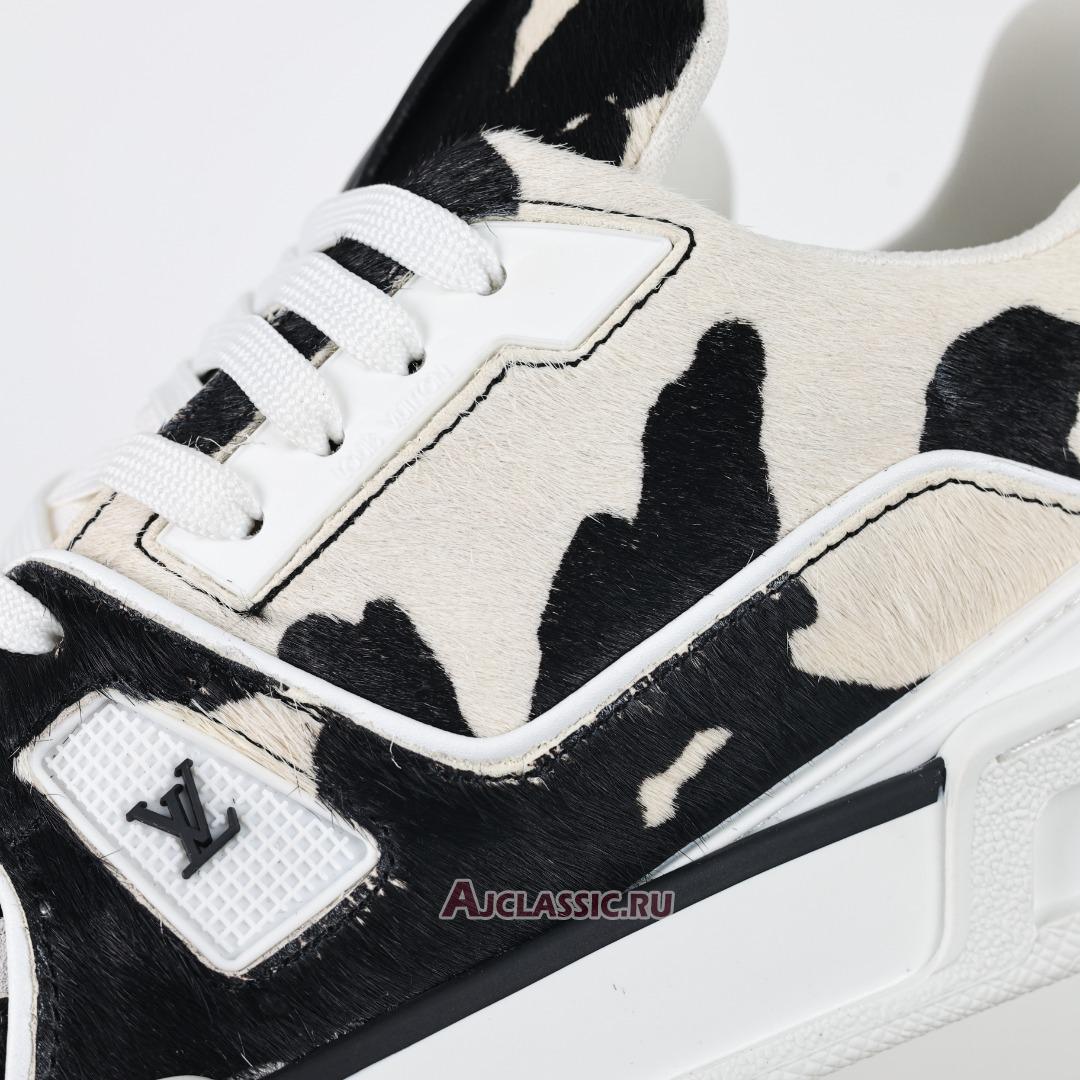 New Louis Vuitton LV Trainers Sneaker "Black White Animal Print" 1ADEJ9-2 Shoes