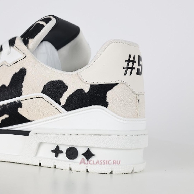 Buy Louis Vuitton LV Trainers Sneaker Black White Animal Print Black 1ADEJ9-2 Quality Reps Replicas Shoes