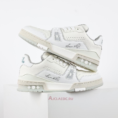 Buy Louis Vuitton LV Trainers Sneaker White Silver Grey White 1A8WB3 Quality Reps Replicas Shoes