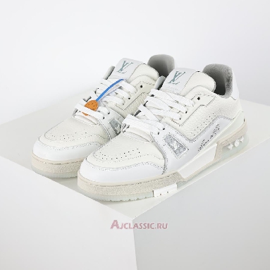 Buy Louis Vuitton LV Trainers Sneaker White Silver Grey White 1A8WB3 Quality Reps Replicas Shoes