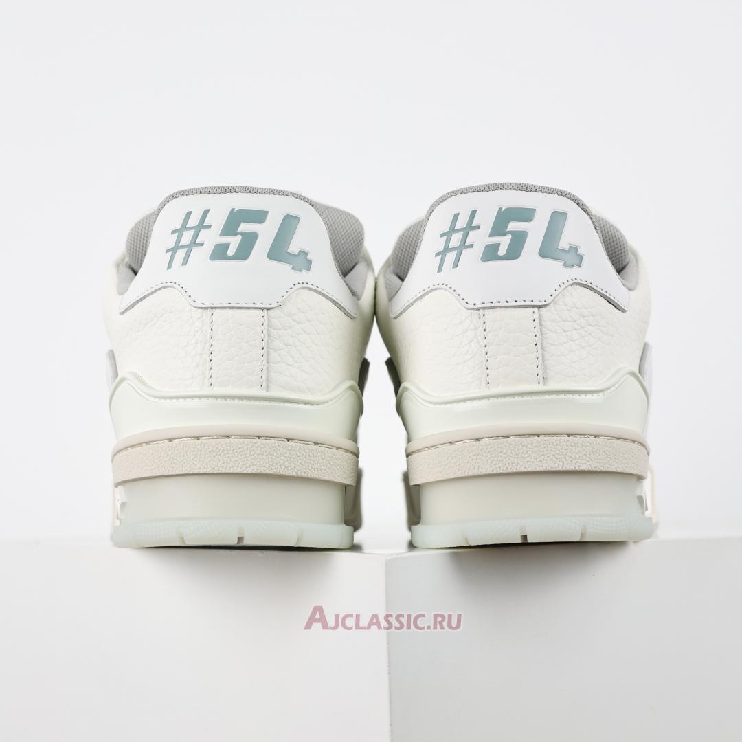 New Louis Vuitton LV Trainers Sneaker "White Silver Grey" 1A8WB3 Shoes