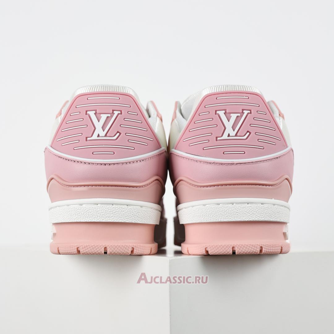 New Louis Vuitton LV Trainers Sneaker "Pink White" 1AGZCI Shoes