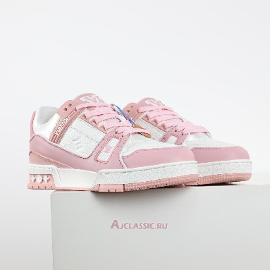 Buy Louis Vuitton LV Trainers Sneaker Pink White Pink 1AGZCI Quality Reps Replicas Shoes
