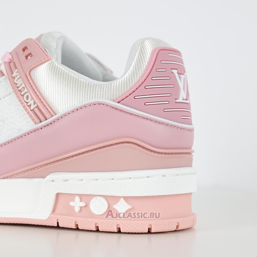 New Louis Vuitton LV Trainers Sneaker "Pink White" 1AGZCI Shoes