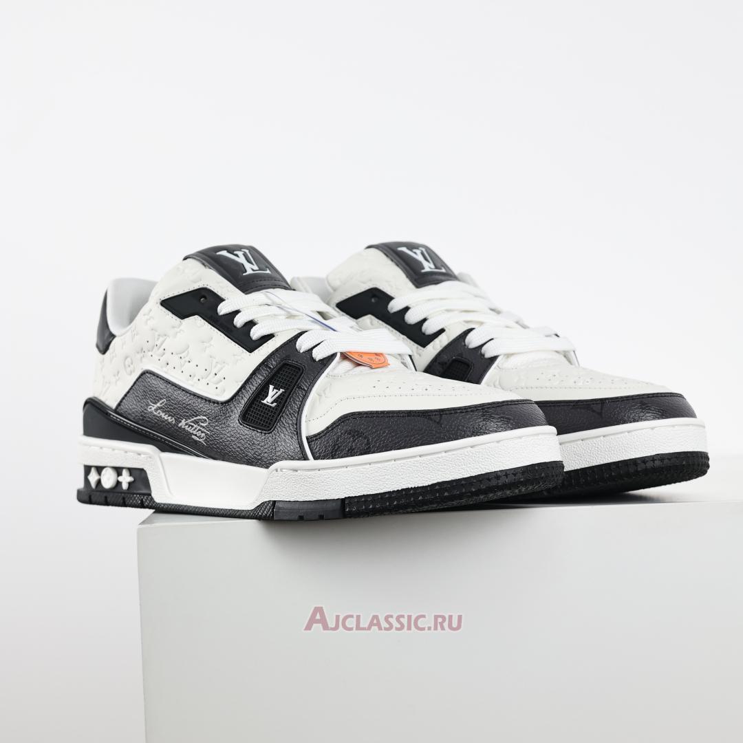 New Louis Vuitton LV Trainers Sneaker "#54 Black White" 1AANEG-2 Shoes
