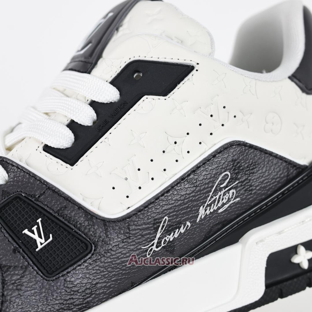 New Louis Vuitton LV Trainers Sneaker "#54 Black White" 1AANEG-2 Shoes