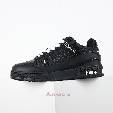 Buy Louis Vuitton LV Trainers Sneaker Black Embossed Monogram Black 1AAREY-2 Quality Reps Replicas Shoes