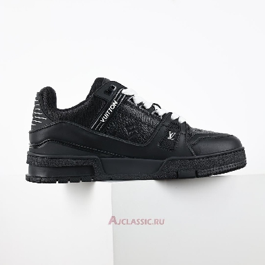 Buy Louis Vuitton LV Trainers Sneaker Black Embossed Monogram Black 1AAREY-2 Quality Reps Replicas Shoes