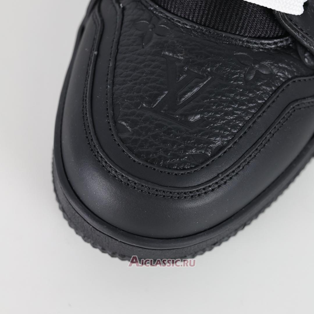 New Louis Vuitton LV Trainers Sneaker "Black Embossed Monogram" 1AAREY-2 Shoes