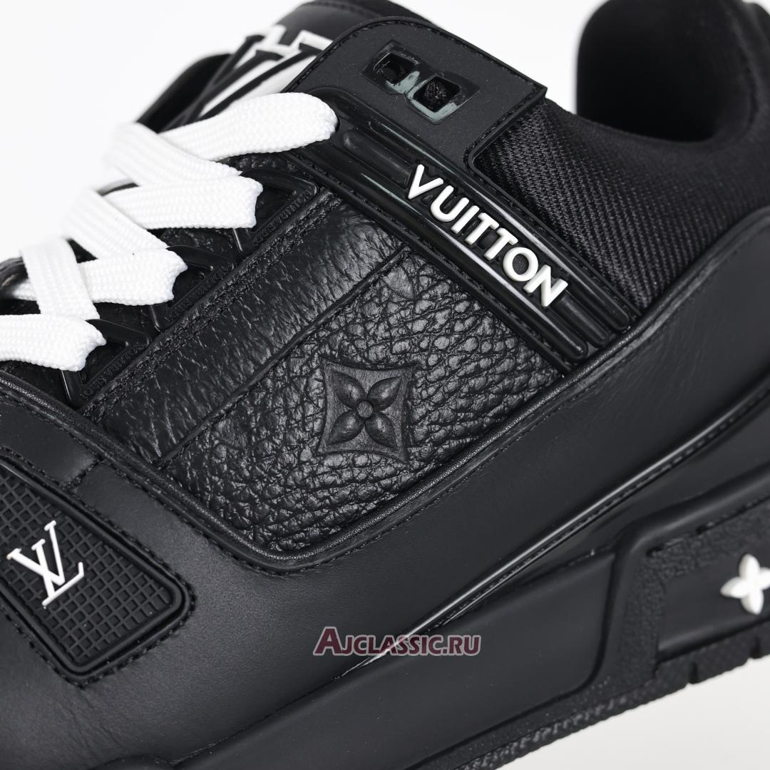 New Louis Vuitton LV Trainers Sneaker "Black Embossed Monogram" 1AAREY-2 Shoes