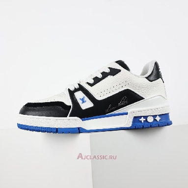 Buy Louis Vuitton LV Trainers Sneaker White Black Blue Blue 1ADDZ1 Quality Reps Replicas Shoes